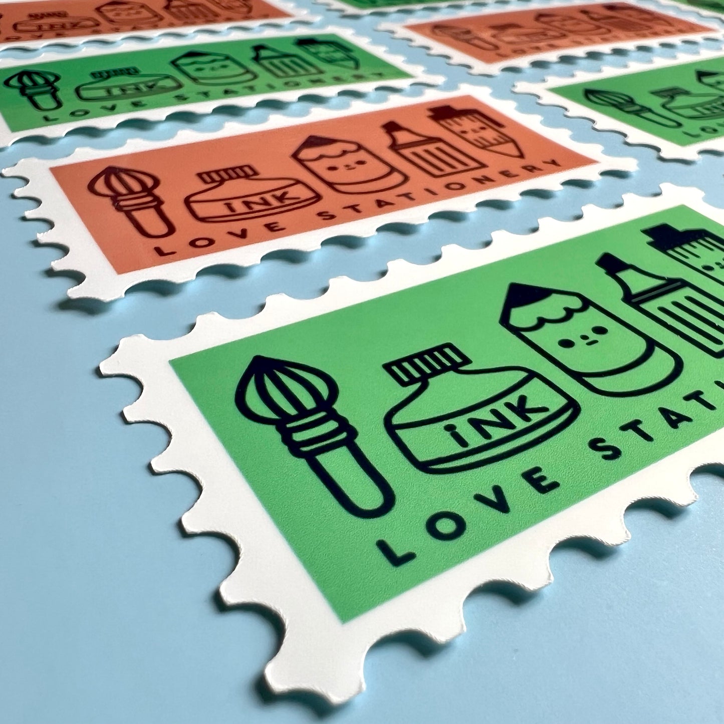 Love stationery (brown)