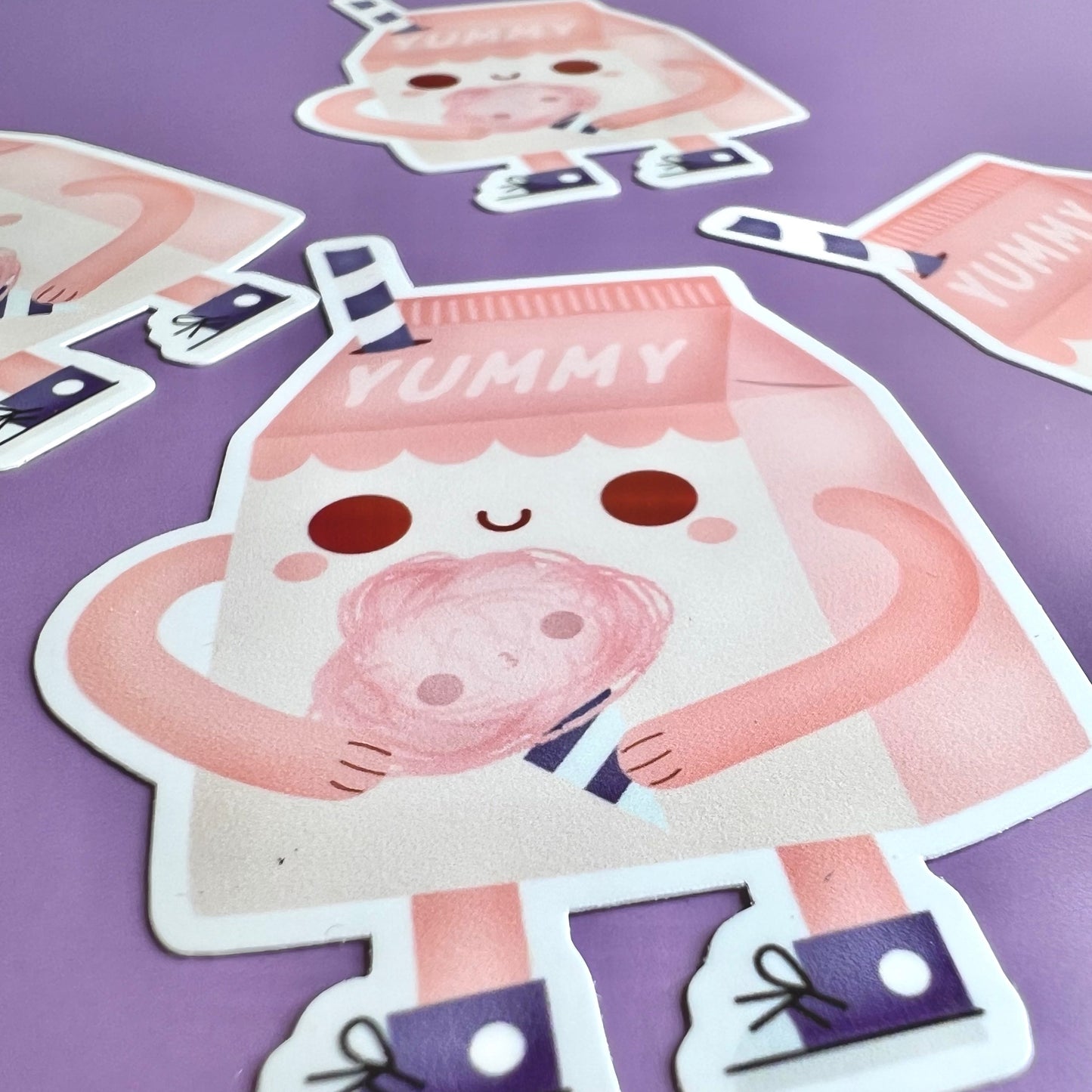 Cotton candy milk