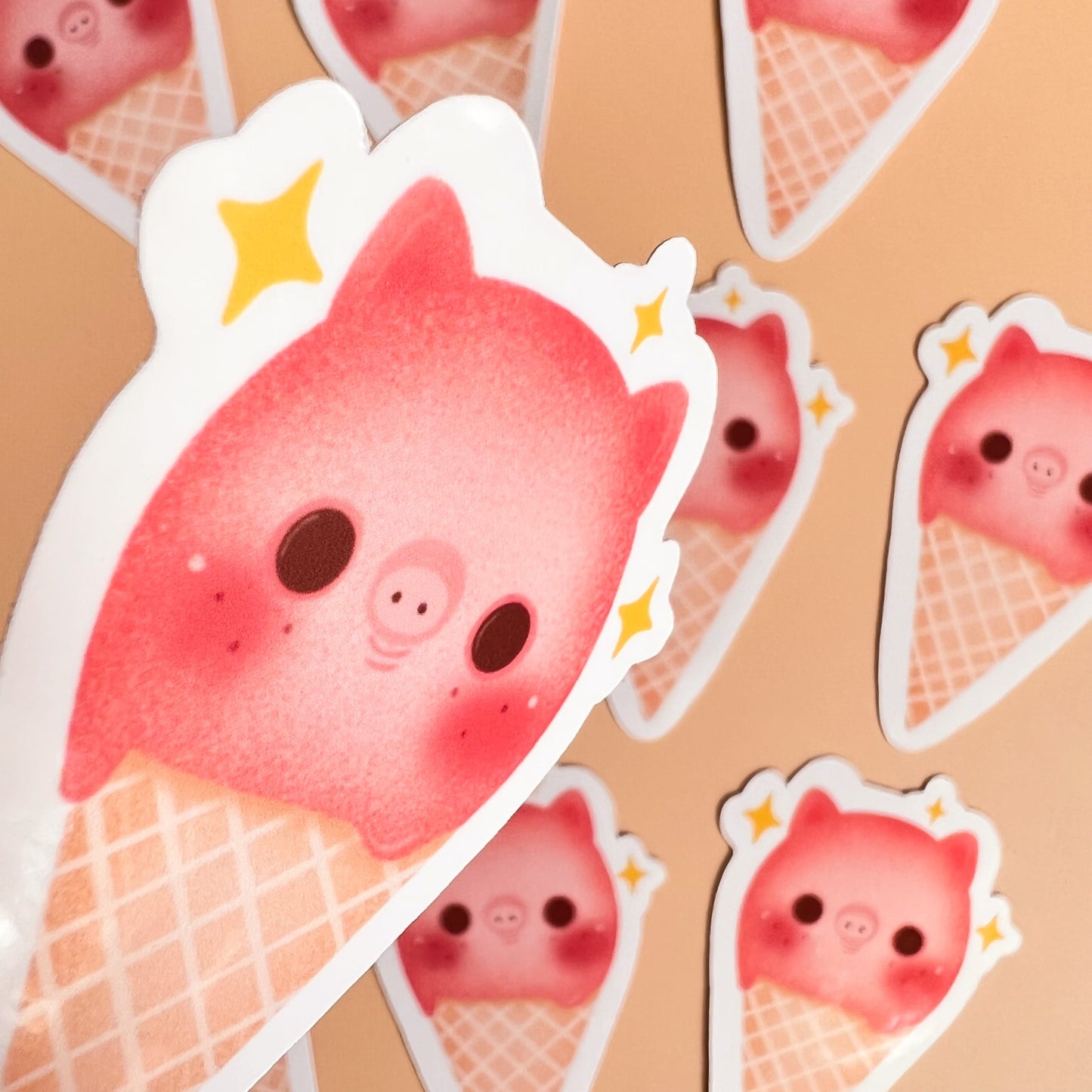 Ice cream piggy