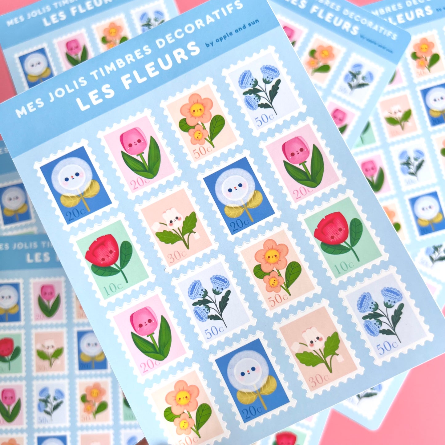 Flowers stamps