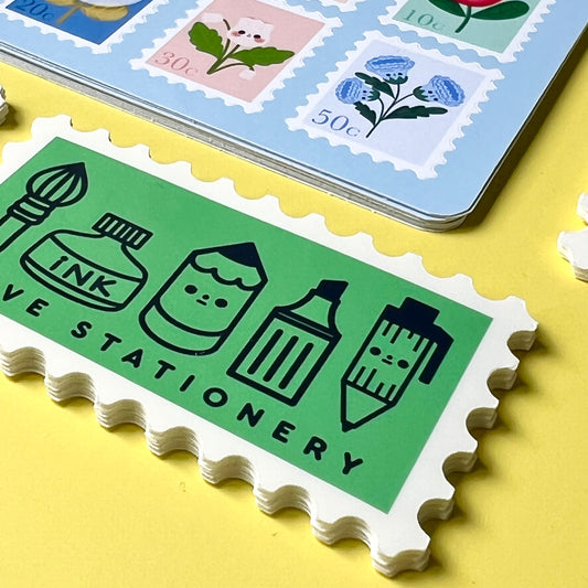 Love stationery (green)