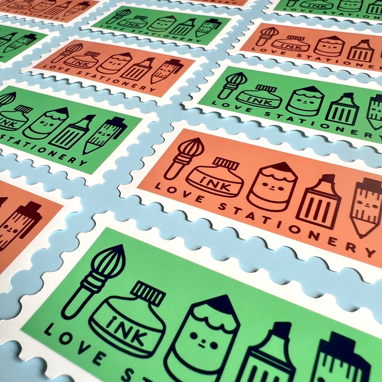 Love stationery (brown)